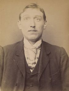 Lepla. Henri, Florimond. 25 ans, né à Gand (Belgique). Anarchiste. 1/3/94., 1894. Creator: Alphonse Bertillon