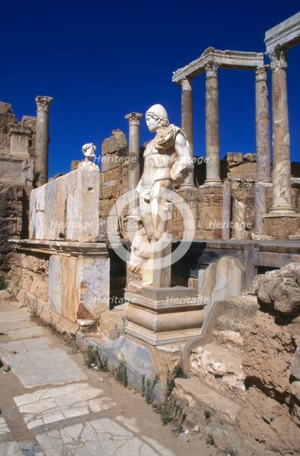 Leptis Magna, Libya, c3rd century AD. Creator: Vivienne Sharp.