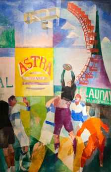 L'equipe de Cardiff (The Cardiff Team), 1912-1913. Creator: Delaunay, Robert (1885-1941)