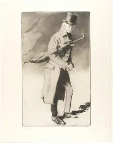 Lerand in the Role of "Rodin" in The Wandering Jew, 1903. Creator: Edgar Chahine