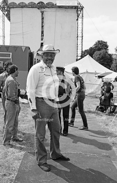 Leroy Vinnegar, Capital Jazz Festival, Knebworth, July 1982. Artist: Brian O'Connor.