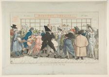 Les Musards de la Rue du Coq (Dawdlers of the Rue du Coq), 1805. Creator: Pierre Nolasque Bergeret