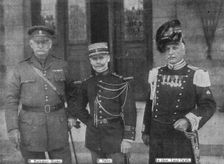 Les Musiques des Trois Gardes; Les chefs d'orchestre des musiques des trois gardes c1916. Creator: Unknown