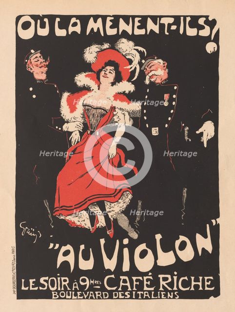 Les Maitres de LAffiche: Pl. 103 Café Reche, 1897. Creator: Jules-Alexandre Grün (French, 1868-1934); Bourgerie.