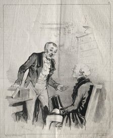 Les Malades et les medicins: No. 4, Lew Homéopathes. Creator: Cham (French, 1818-1879)