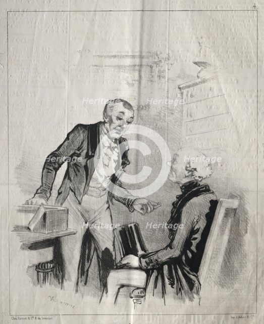 Les Malades et les medicins: No. 4, Lew Homéopathes. Creator: Cham (French, 1818-1879).