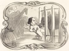 Les Malheurs du chimiste Dumas, 1851. Creator: Honore Daumier
