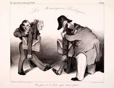 Les Mannequins Politiques. Ce jeu n'a duré que trois jours, 1834. Creator: Honore Daumier