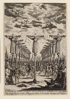 Les Martyrs du Japon (The Martyrs of Japan) , c1627. Creator: Callot; Jacques (1592-1635)