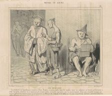 Les mendians, 19th century. Creator: Honore Daumier