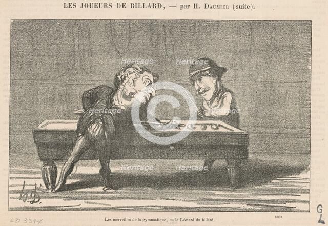 Les merveilles de la gymnastique ..., 19th century. Creator: Honore Daumier.