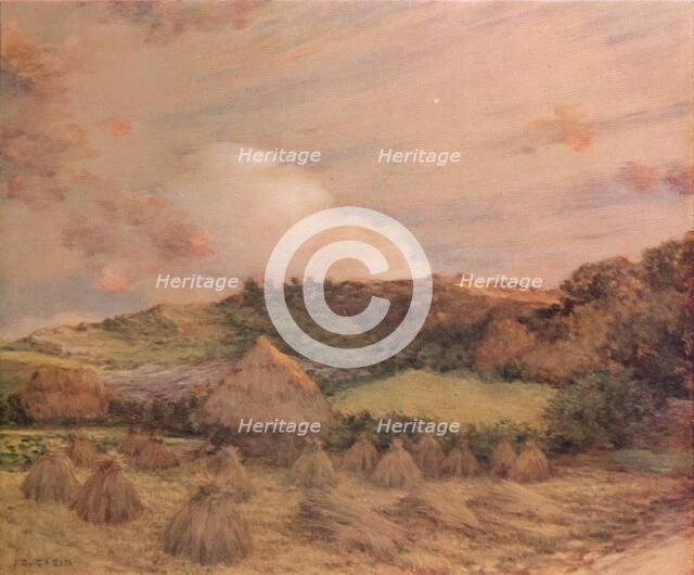 'Les Meules', c1885. Artist: Jean-Charles Cazin.