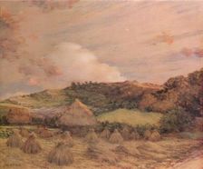 Les Meules c1885. Artist: Jean-Charles Cazin