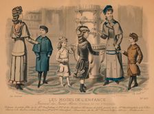 Les Modes De L'Enfance c1870s. Creator: D'Hermont
