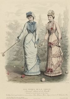 Les Modes de la Saison, Journal illustré de la Famille, 1880. Creator: Anonymous