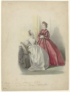 Les Modes Parisiennes, 1864, No. 231: Dresses by Madame Alexandre Ghijs ..., 1864. Creator: Anon