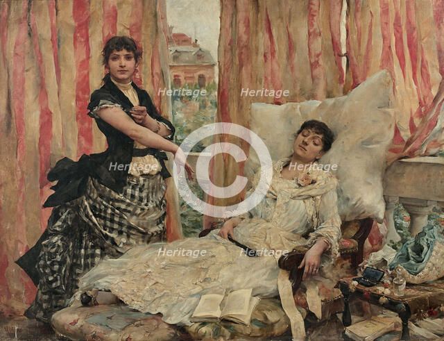 Les Morphinées (The Morphine takers), Early 1880s.