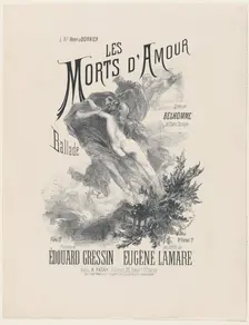 Les Morts d'Amour, ca. 1885. Creator: Eugene Carriere