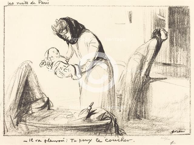 Les Nuits de Paris, 1914/1919. Creator: Jean Louis Forain.