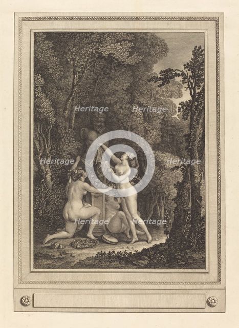 Les nymphes scrupuleuses, 1784. Creator: Geraud Vidal.