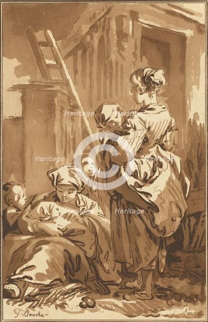 Les nourrices, 1780. Creator: Jean Francois Janinet.