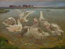 Les Oies, 1897. Creator: Theodor Esbern Philipsen