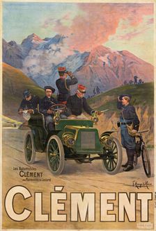 Les Automobiles Clément, c1905. Creator: Frederic Hugo d Alesi