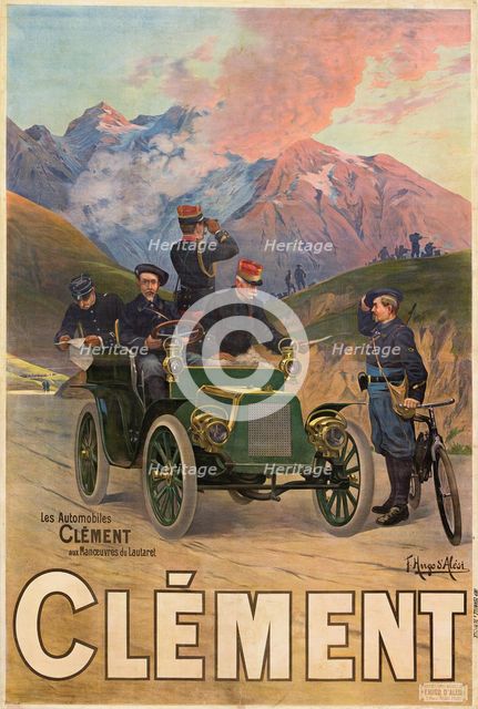 Les Automobiles Clément, c1905. Creator: Frederic Hugo d' Alesi.