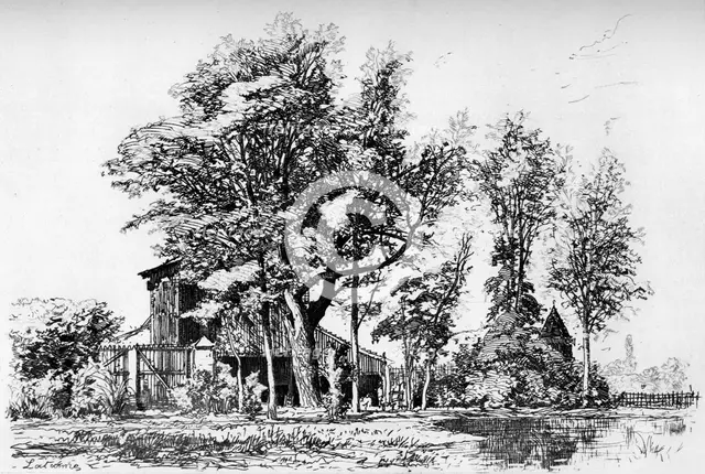 'Les Acacias', c1850-1895 (1924). Artist: Maxime Lalanne