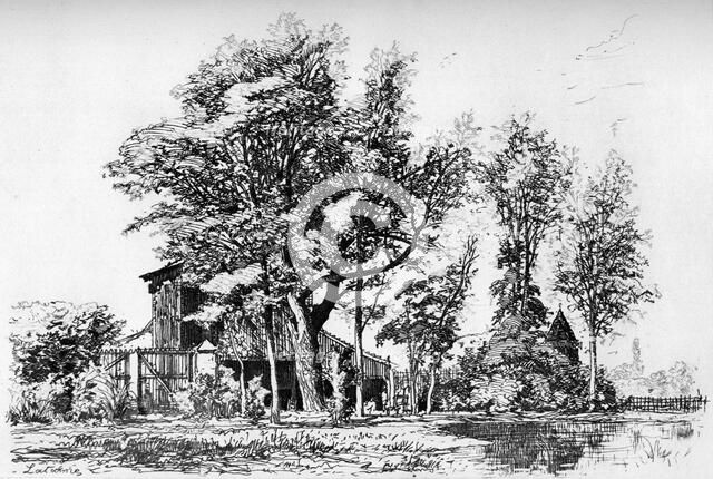 'Les Acacias', c1850-1895 (1924). Artist: Maxime Lalanne