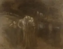 Les âges de la vie : les jeunes mères, between 1897 and 1900. Creator: Eugene Carriere