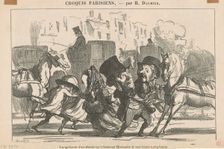 Les agréments d'une flanerie ..., 19th century. Creator: Honore Daumier