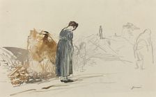 Les Allemands sont partis, c. 1914/1919. Creator: Jean Louis Forain