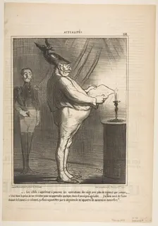 Les allies s'apprètent à pousser les opérations du siège avec plus de vigueur..., February 26, 1855. Creator: Honore Daumier