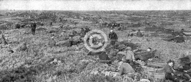 ''Les Americains dans le Saillant de Saint-Mihiel; Jour de victoire; infanterie americaine..., 1918. Creator: Unknown.