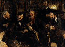 Les amis, c.1899. Creator: Lucien Simon