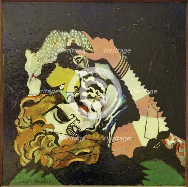 Les Amoureux (Après la pluie). (The Lovers (After the Rain), c. 1925.