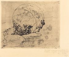 Les Amours Conduisant le Monde, 1881. Creator: Auguste Rodin