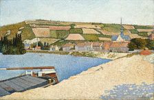 Les Andelys, Côte d'Aval, 1886. Creator: Paul Signac