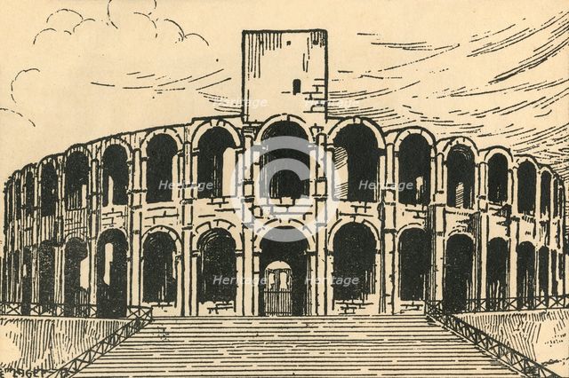 'Les Arenes - The Arena', c1920s. Creator: E Laget.