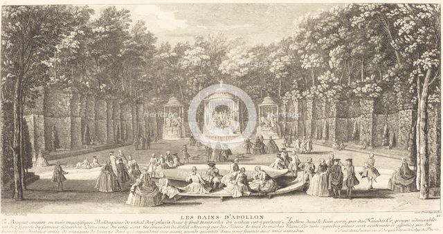 Les Bains d'Apollon. The Baths of Apollo. Creator: Jacques Rigaud.