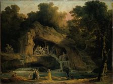 Les Bains d'Apollon à Versailles, 1803. Creator: Hubert Robert