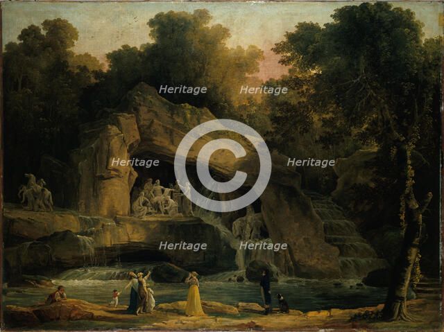 Les Bains d'Apollon à Versailles, 1803. Creator: Hubert Robert.