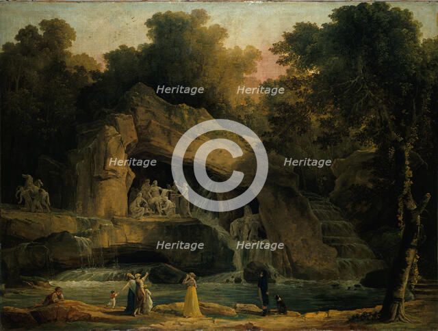 Les Bains d'Apollon à Versailles, 1803. Creator: Robert, Hubert (1733-1808).
