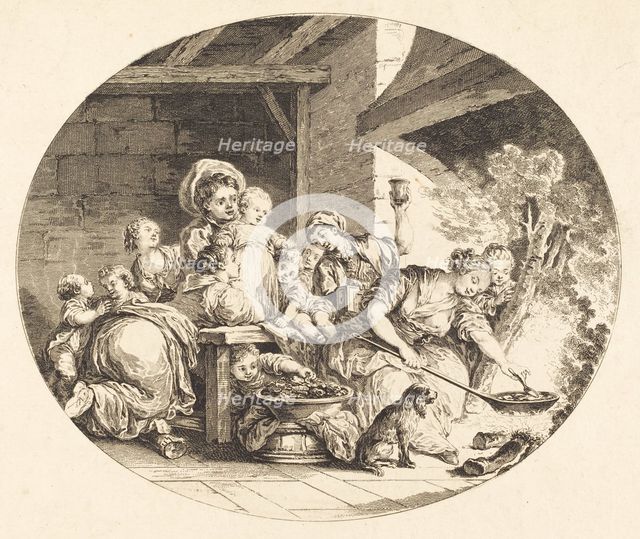 Les Baignets, probably 1782. Creator: Nicolas Delaunay.