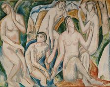 Les baigneuses, c1908. Creator: Andre Derain