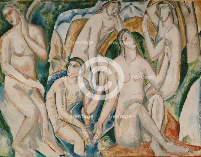 Les baigneuses, c1908.  Creator: Andre Derain.