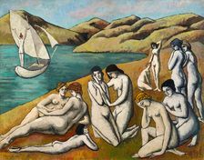 Les Baigneuses ou Petit Lesbos, 1910. Creator: Girieud, Pierre Paul (1876-1948)