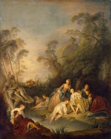 Les Baigneuses (Women Bathing), 1717. Creator: Jean-Baptiste Pater