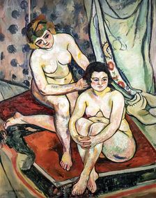 Les Baigneuses (The bathers), 1923. Creator: Valadon, Suzanne (1865-1938)
